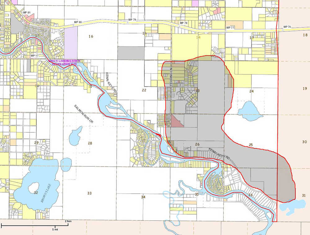 The evacuation order for Card Street to Zenith has been lifted. Kenai Keys south to the Kenai River remains in evacuated status.