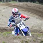 Photo by Rashah McChesney/Peninsula Clarion  Mike Kelly competes in a state motocross meet on Saturday June 20, 2015 at the Twin City Raceway in Kenai, Alaska.