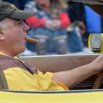 Photo by Rashah McChesney/Peninsula Clarion  A group of Harley Davidson motorcycle riders made a ruckus in the streets during the annual Independence Day parade on July 4, 2015 in Kenai, Alaska.
