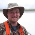 Alex Douthit, Salmon Buster's Guide Service Douthit dropped a group of personal use fishermen off at Cunningham Park and was waiting for another to arrive.  "People seem more interested in king salmon than reds," he said. "Today is my last dipnet fishing trip for the year."