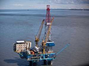 Photo/Miller Energy Resources The Osprey platform is one of several assets owned by Miller Energy Resources in the Cook Inlet, Alaska. The company, one current and one former executive  have been charged by the Security and Exchanges Commission for overvaluing company assets. A partner with a with a now-defunct accounting firm taksed with auditing Miller Energy's financial statements has also been charged.