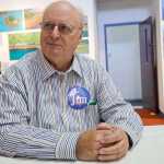 Photo by Rashah McChesney/Peninsula Clarion Kenai City Council candidate James Glendening talks to a reporter after a candidate meet and greet on Wednesday Sept. 9, 2015 at the Kenai Chamber of Commerce and Visitors Center in Kenai, Alaska.