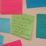Photo by Megan Pacer/Peninsula Clarion Sticky notes professing reasons to be hopeful cover a wall at Kenai Central High School on Thursday, Sept. 10, 2015 in Kenai, Alaska. Students at the school wrote three reasons to have hope on notes to contribute to the wall as part of an activity for Suicide Prevention Week.