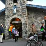 Kiona Dexter, a third-grade student at Soldotna Elementary School, walked with her sisters to school. "It's too cold," she said, sipping on hot chocolate.