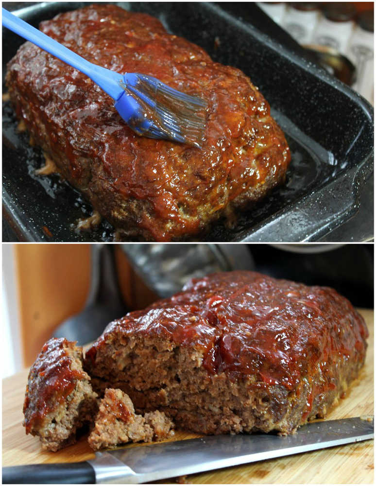 Made with dry onion soup mix, this basic meatloaf has been a favorite for decades. It's good as is, but even better when topped with a Tomato-Brown Sugar Glaze. (See glaze recipe following the recipe for Lipton Meatloaf.)