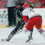 Photo by Rashah McChesney/Peninsula Clarion Kenai River Brown Bear Justin Bofshever shoots during a game against the Aston Rebels on Friday Oct. 30, 2015 in Soldotna, Alaska.