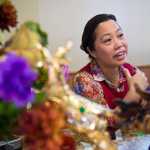 In this photo taken Oct. 9, 2015, owner Linda La speaks at her recently opened Pho Vietnam Restaurant along Fireweed Lane in Anchorage, Alaska. La is the founder of the Pho Vietnam restaurants in Anchorage, of which there are now five in the city. (Marc Lester/Alaska Dispatch News via AP)  KTUU-TV OUT; KTVA-TV OUT; THE MAT-SU VALLEY FRONTIERSMAN OUT; MANDATORY CREDIT