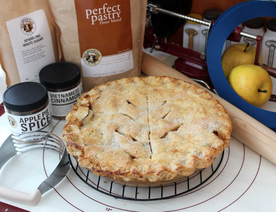 Besides premium ingredients, such as Perfect Pastry Flour Blend, Apple Pie Spice, Vietnamese Cinnamon and Sparkling White Sanding Sugar, King Arthur flour can also supply  kitchen tools to assist you with all your pie-making tasks. Among the must-have items are wire dough/pastry blenders, mechanized apple peeler-corer-slicers, silicone pie crust shields, as well as French rolling pins and nonstick baking mats. Find these baking essentials and so much more, at www.kingarthurflour.com, or by calling 800-827-6836.