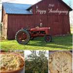 A red barn, a 1940 Farmall H Tractor and an heirloom apple orchard are just a few of the amenities that make Thanksgiving special at the Towanda, Pa., farmhouse home (circa 1916) of Jim and Donna Conforti, my brother and sister-in-law. From Harry's trees (named for the man who planted the trees on the property "long ago"), come heirloom Idared and Granny Smith apples, used for making Apple, Sausage and Cheese Strata, bottom left, and All-American Apple Pie, bottom right. (Photo credits: Top and bottom, center, Jim Conforti)
