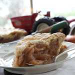 Precooking apples for your pie before baking not only concentrates the flavor of the apples, but also helps to minimize the gap that sometimes forms beneath the top crust and the pie's filling due to the shrinkage of raw apples during cooking.