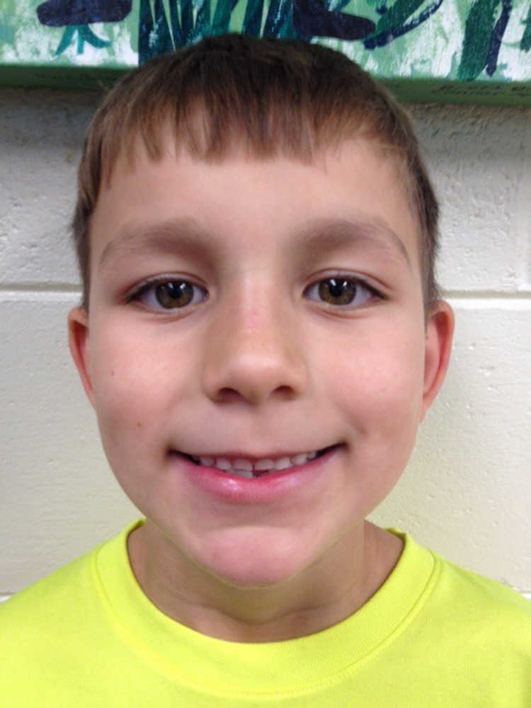 Alek Angleton, 8, "I'm thankful that people invented houses, so in the winter I don't get cold and (I have) somewhere to eat."