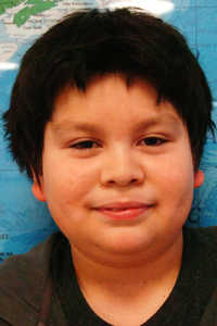 Kenai Middle School secretary Megan Smith said she is "thankful for my family and our health." (Photo by Ben Boettger/Peninsula Clarion)