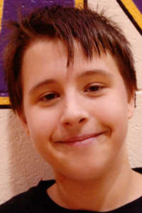 I'm thankful for my friends, said Kenai Middle School student Lauren Avery. "So I won't be alone." (Photo by Ben Boettger/Peninsula Clarion)