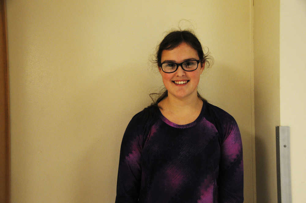 Courtney Stroh of Kenai, 19, said she is thankful for her college track team members and coaches. "I've been injured several times, and I could not have made it through without all their support and encouragement."