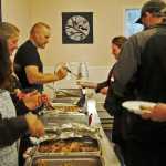 Photo by Elizabeth Earl/The Peninsula Clarion The Kasilof Community Church hosted its second annual community Thanksgiving dinner, with a variety of dishes from turkey and stuffing to smoked salmon and cheese dip.