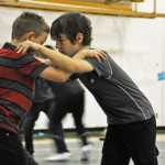 Photo by Elizabeth Earl/The Peninsula Clarion Students at Tustumena Elementary School in Kasilof are taking part in a School Enrichment Model program, where they are taking three two-hour sessions on the week of Nov. 30 to participate in special sessions, including wrestling, basic carpentry and soap-making.