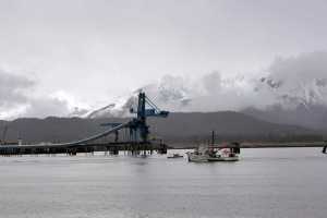 Photo by Elwood Brehmer/Alaska Journal of Commerce The Seward Coal Loading facility.