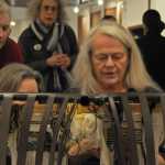 Photo by Elizabeth Earl/Peninsula Clarion Juneau artist Kay Field Parker demonstrates weaving in the Ravenstail style at the Kenai Visitors and Cultural Center on Jan. 8. A collection of Parker's work wll be on display at the center for the winter and spring.