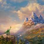 In this image released by Pixar-Disney shows a scene from "The Good Dinosaur." (Pixar-Disney via AP)