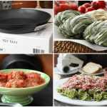 Pasta and homemade meatballs with tomatoe sauce