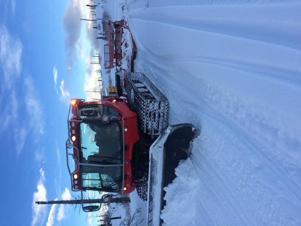 Photo courtesy Gary Eoff The Caribou Hill Cabin Hoppers groom their own trails in the area northeast of Homer.