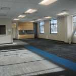 Photo by Elizabeth Earl/Peninsula Clarion A space on the bottom floor of the new River Pavilion at Central Peninsula Hospital will be home to a hospital-run physical therapy program.