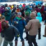 Photo by Lee Kuepper/courtesy of City of Soldotna In this photo taken Feb. 7, 2015, festival-goers enjoy live music during the inaugural Frozen River Fest at Soldotna Creek Park in Soldotna, Alaska.