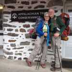 The Rhyners visit the at the Appalachian Trail Conservancy in Harpers Ferry, West Virginia, in March 2015. (Photo courtesy Tom and Mary Rhyner)