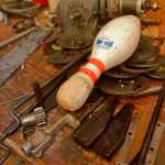 This November 14, 2015 photo shows the interior of the Kenai Bowling alley, which closed in September 2015, in Kenai. The bowling alley is now owned by the city of Kenai, which is seeking new managment for it.