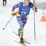 Photo by Caitlin Skvorc/Frontiersman.com Homer's Rachel Ellert strides on her way to finishing 51st in the 7.5-kilometer classic race at the State Nordic Ski Championships at Kincaid Park in Anchorage.