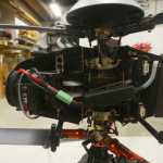 The inside of an unmanned aerial vehicle owned by John Parker of Integrated Robotics Imaging Systems can hold a battery that allows the UAV to be flown. Radars and other sensors can also be mounted to the UAV to gather data while its being flown, Parker explained On Thursday, Feb. 25, 2016 at the business on Main Street Loop in Kenai, Alaska.