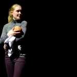 Soldotna High School senior Kayla Haeg plays "Joan" during an uncostumed rehearsal of The Giver on Thursday, March 31 in the Soldotna High School auditorium.