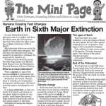 Five years ago when most adult Americans were just starting to have serious conversations about whether or not climate change was real, our kids were learning about the Anthropocene in this Mini Page published in the Peninsula Clarion in June 2011.