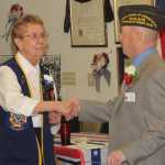VFW Post# 10046 installs new commander & officers
