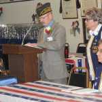 VFW Post# 10046 installs new commander & officers