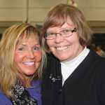 Miss Becky Dwinell and her sister Debbie at CIA's Miss Becky farewell.