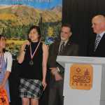 CFK Gold Medalists Margeurite & Evangeline Cox congratulate all finalists saying, "we are all winners!"