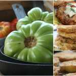 With the season for growing tomatoes here, you'll surely want to try recipes for Fried Green Tomatoes with Bacon Dipping Sauce, Southern Fried Green Tomatoes and Middle Tennessee-style Fried Green Tomatoes, pictured top to bottom, right.