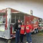 Harold, Nicki and nephew Jim Newcomb at the new Black Jaxx in Homer.