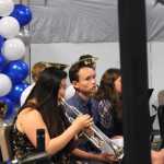 Photo by Elizabeth Earl/Peninsula Clarion The Soldotna High School band warms up before the school's graduation ceremony at the Soldotna Sports Complex on Wednesday, May 18, 2016.