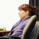 Photo by Megan Pacer/Peninsula Clarion  Laural Lee, 52, listens to closing arugments during the sixth day of trial Tuesday, May 24, 2016 at the Kenai Courthouse in Kenai, Alaska. Lee was charged with kidnapping, sexual assualt and sexual abuse of a minor in 2014 after being accused of attacking a then-14-year-old boy near the Sterling Highway.