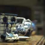 Photo by Elizabeth Earl/Peninsula Clarion Figurines wait in the Ye Olde Curiosity Shoppe on Monday, May 30, 2016 in Kenai, Alaska. The shop recently moved from its old location near the Peninsula Job Center to a new building on the Kenai Spur Highway across from Salvation Army.