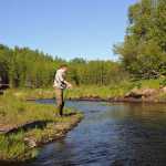 Photo by Elizabeth Earl/Peninsula Clarion Fishermen flocked to the banks of the Ninilchik River in Ninilchik, Alaska, on Saturday, May 28, 2016, for its first open day for king salmon fishing.
