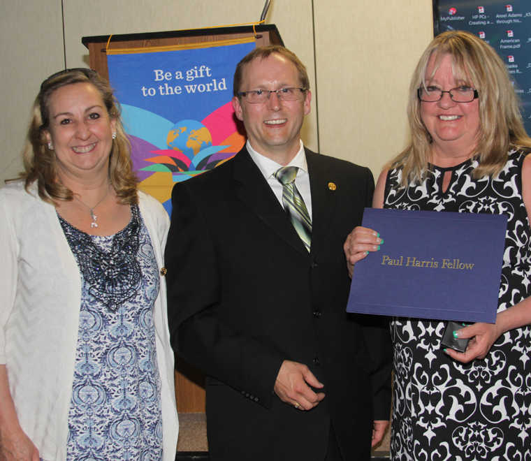 Rotary club honors the service of others with honorary Paul Harris Fellowships