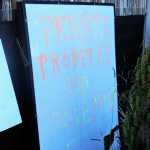 Photo by Elizabeth Earl/Peninsula Clarion The sign at Veronica's Cafe in Kenai, Alaska, pictured on Friday, July 15, 2016, informs aspiring Pokemon trainers not to trespass on the private property behind Veronica's after hours. The owner, Shannon Darling, said she doesn't mind the game, but since the app Pokemon Go premiered July 6, a number of them have wandered back onto private property behind the restaurant after hours in search of Pokemon.