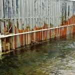 Photo by Elizabeth Earl/Peninsula Clarion The weir at the top of Cook Inlet Aquaculture Association's Paint River fish ladder, photographed Friday, Sept. 2, 2016 near the McNeil River Game Sanctuary, Alaska, screens fish into a small opening before allowing them to pass into the upper part of the Paint River. CIAA operates the fish ladder to allow salmon to pass into the upper reaches of the remote river system to spawn.