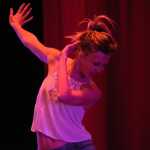 Photo by Elizabeth Earl/Peninsula Clarion A dancer from Peninsula Artists in Motion, a central Kenai Peninsula dance group, rehearses Wednesday, Nov. 2, 2016 at Kenai Central High School in Kenai, Alaska. The group will perform Friday, Nov. 4, 2016 at the high school at 7 p.m. to mark its 15th anniversary.