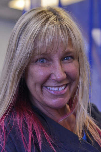 Photo by Elizabeth Earl/Peninsula Clarion ""I'm thankful to exercise my rights as a lizard person of America." - Catherine Wolk, Soldotna