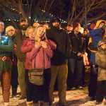 Photo by Megan Pacer/Peninsula Clarion Fireworks light up the sky during the finale of the annual Christmas Comes to Kenai celebration Friday, Nov. 25, 2016 at the Kenai Chamber of Commerce and Visitor Center in Kenai, Alaska.