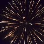 Photo by Megan Pacer/Peninsula Clarion A firework explodes in the sky above the Kenai Chamber of Commerce and Visitor Center during the finale of this year's Christmas Comes to Kenai celebration Friday, Nov. 25, 2016 in Kenai, Alaska.